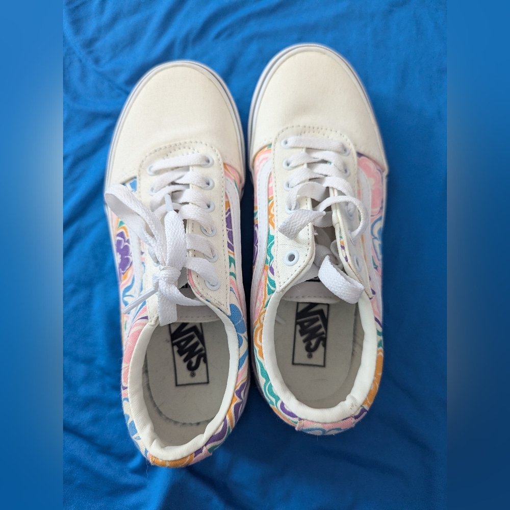 Vans Multicolor Canvas Sneakers Brand New